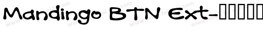 Mandingo BTN Ext字体转换